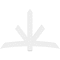Ekena Millwork Alberta Architectural Grade PVC Gable Bracket, 72"W x 48"H x 2"D x 6"F, 16/12 Pitch GBP072X48X0206ALB00 - alternate 4